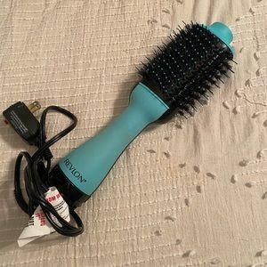 Blow out brush hairdryer